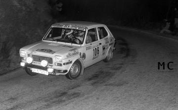 Joaquim Alsina-Narcís Montagut (Seat 127). Rally Costa Brava 1979 (Foto: JAS-Mario Chavalera)